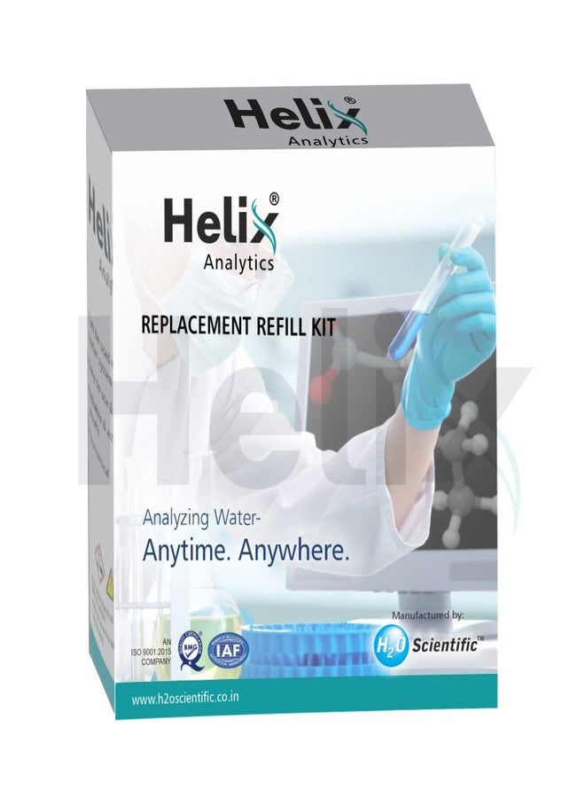 هيليكس مجموعة اختبار صلابة الماء الكلية Helix TH5، اختبار سريع وسهل للماء العسر والماء اليسر، عبوة إعادة تعبئة مجموعة اختبار صلابة الماء الكلية (عبوة من 3 قطع). - Image 4